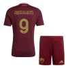 Koszulka AS Roma Abraham 9 Dziecięcy Domowe 2024-25 Koszulki Piłkarskie Krótki Rękaw